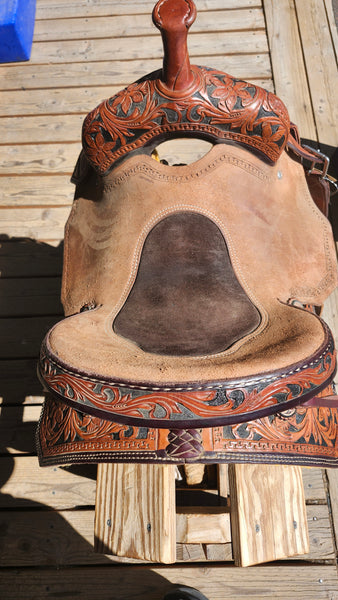 14.5" Corriente Custom Barrel Saddle
