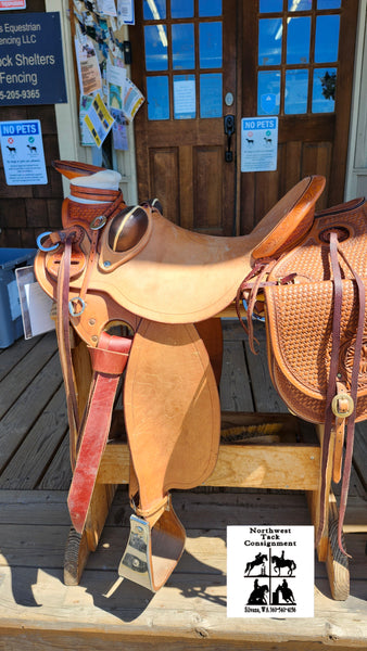 16" Paul Van Dyke Maker Wade Ranch Roper Saddle