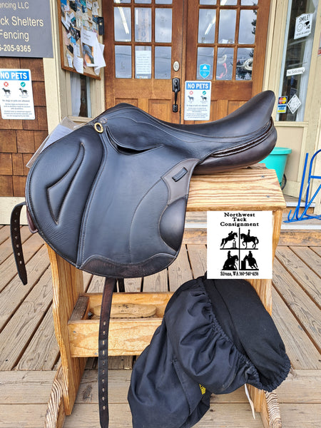 18" Peter Horobin StrideFree Melbourne Monoflap Jump Saddle