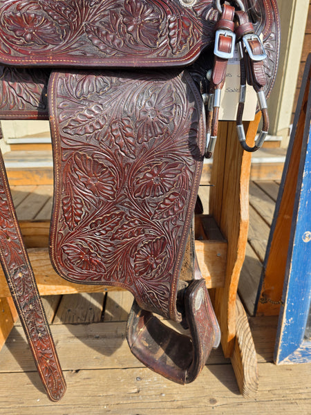 15" Victor Supreme Western Equitation Show Saddle