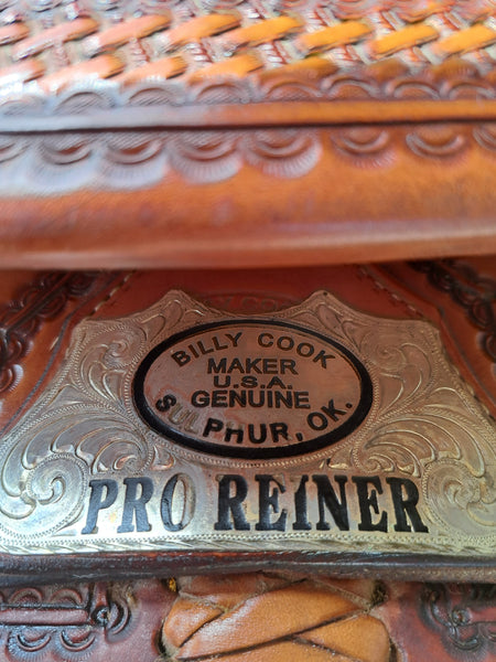 16.5" Billy Cook Pro Reiner Saddle