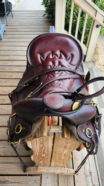 17.5" Tucker High Plains Western Trail Saddle