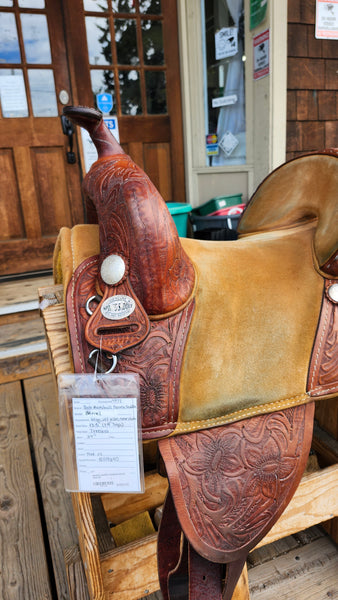 13.5" Sport Saddle Bob Marshall Treeless Barrel Saddle