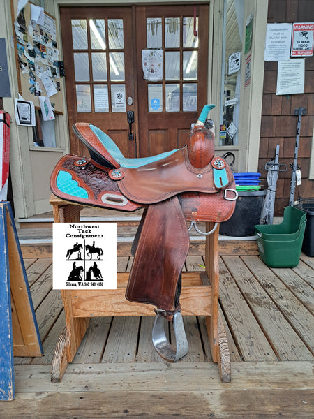 15" Double T Barrel Saddle