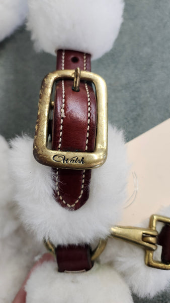 OS Welsh Leather Halter with Fleece
