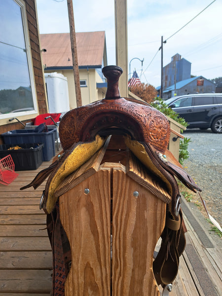 14" Corriente Barrel Racing Saddle