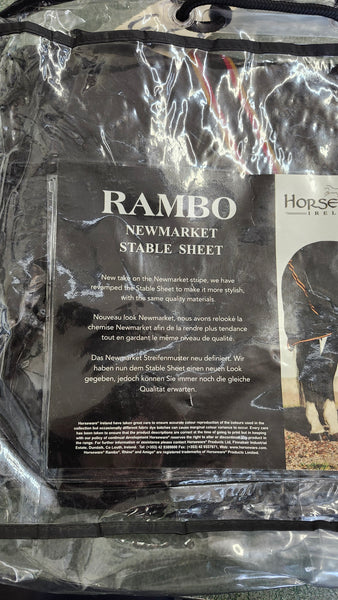 NEW 66" Rambo NewMarket Stable Sheet