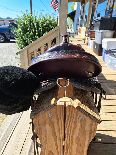 ON TRIAL 15.5" Dixieland Endurance Light Rider Western Trail Saddle