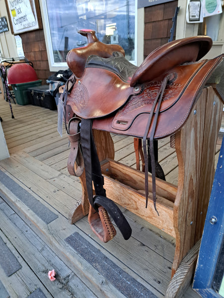 14.5" Hereford Tex Tan Western Saddle