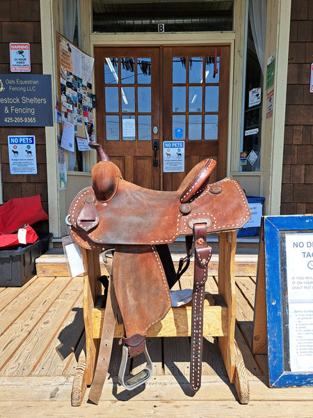 15" Burns Barrel Saddle
