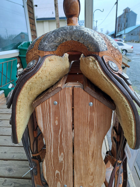 16.5" Blue Ribbon Western Equitation Show Saddle