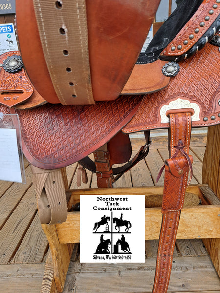 14" Double J Pozzi Pro Racer Barrel Saddle