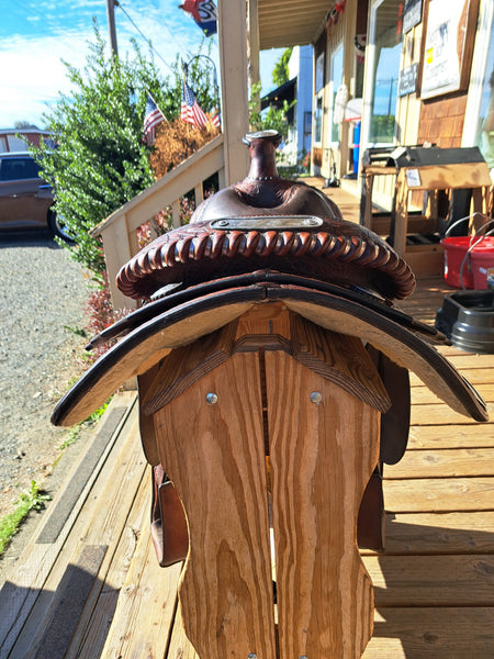 15" Champion Turf Western Equitation Show Saddle