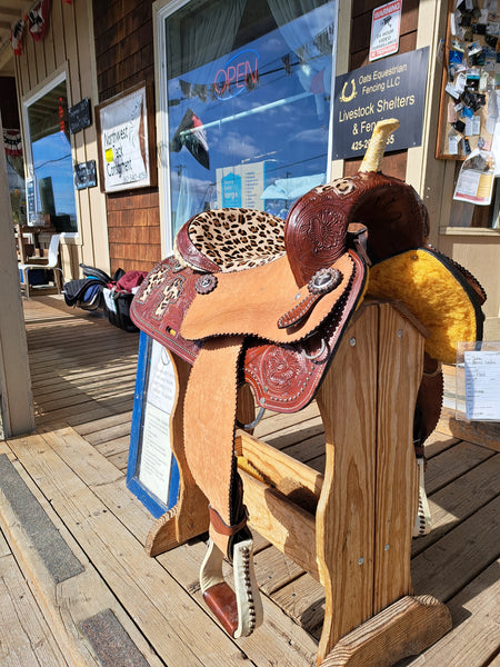 16" Tahoe Tack Barrel Racing Saddle