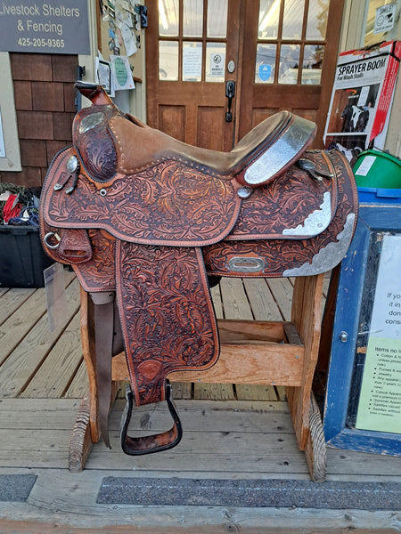 16" Hereford Tex Tan Western Equitation Show Saddle