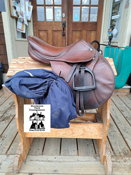15.5" Antares Close Contact Jump Saddle