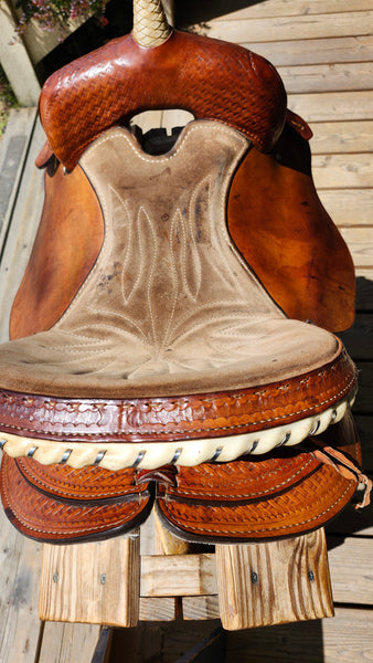 15" American Saddlery Barrel Racing Saddle