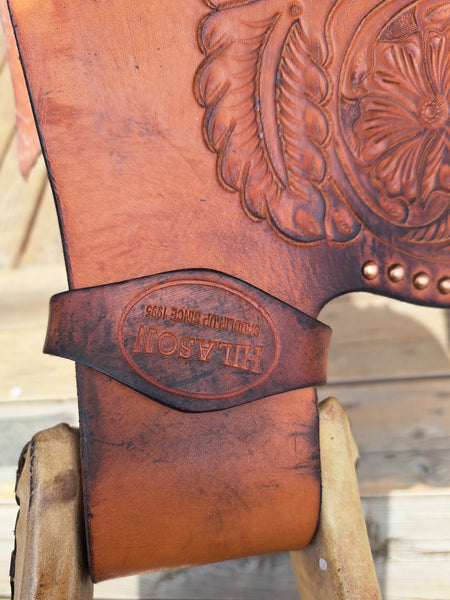 15" Hilason Roping Saddle