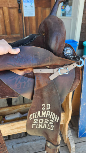 14.5" Double J Pozzi Wide Barrel Saddle