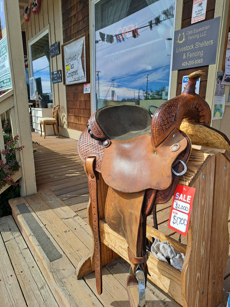 13" Three Forks Merril Barrel Saddle
