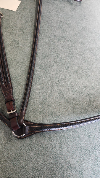 Bobbys Silver Spur Hand Braided Breastplate