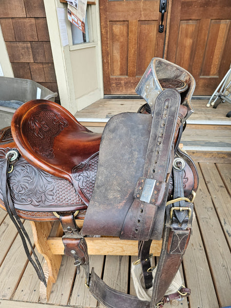 16" Pete Garrell Luellen Ranch Roper Saddle Package