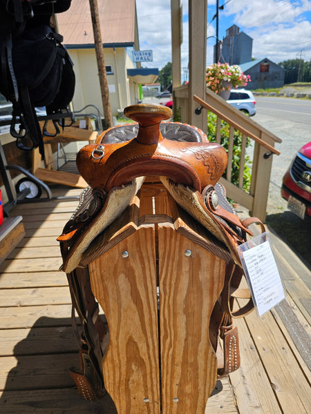 15.5 Simco Western Pleasure Saddle