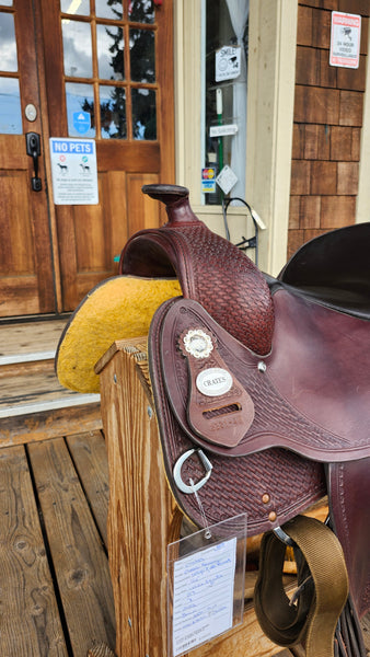 16" Crates Classic Reining Saddle