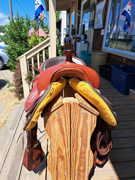 15.5" Crates Classic Reining Saddle