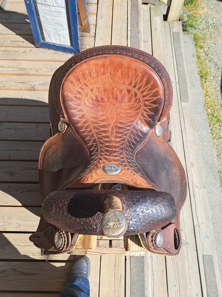 14" Billy Cook BW Barrel Racing Saddle