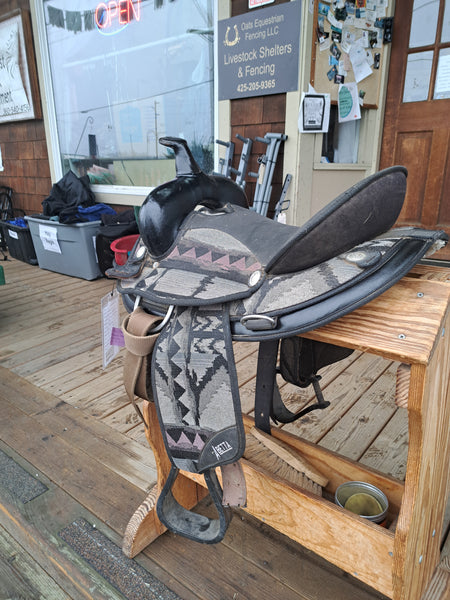 15" Abetta Synthetic Western Saddle