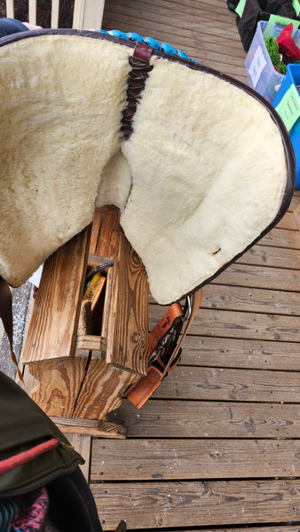 ON TRIAL 15" Texas Saddlery Barrel Saddle Package