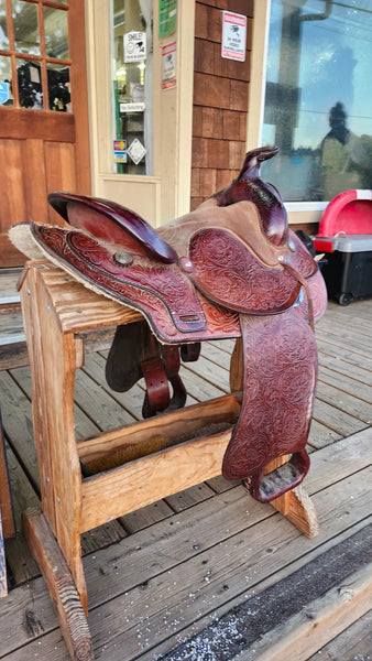 15" Action Company Round Skirt Western Saddle