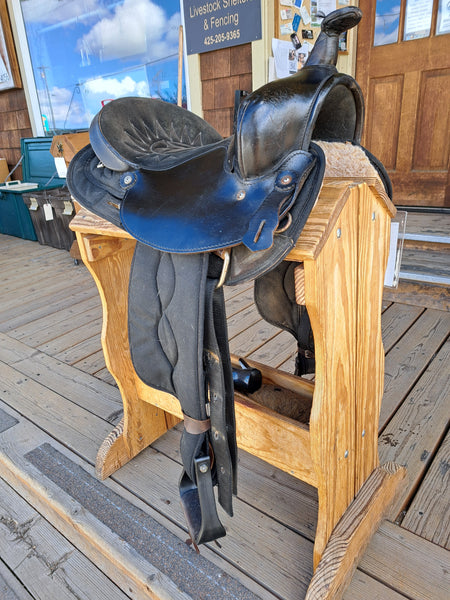 15" Big Horn Synthetic Western Saddle