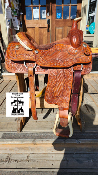 16" Courts Dee Pickett Roper Saddle