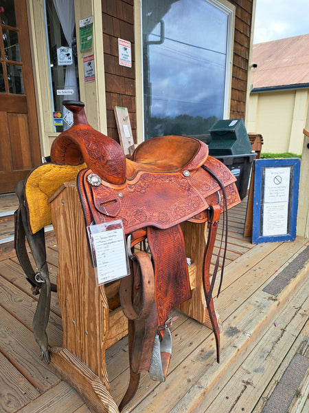 ON TRIAL 16.5" Caliente Saddleshop Ranch Cutter Saddle