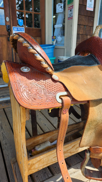 16" SRS Barrel Racing Saddle