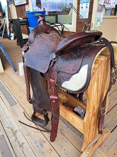 15" Hereford Tex Tan Western Pleasure Saddle