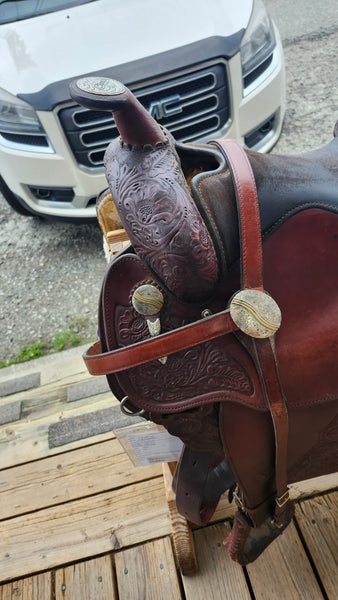 15.5" Circle Y Equitation Show Saddle Package