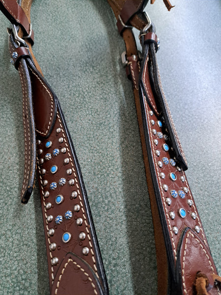 Buffalo Leather By Weaver Western Headstall