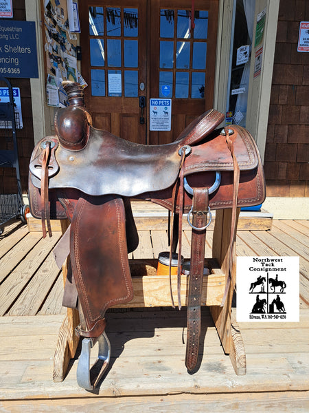 16.5" Brighton Saddlery Ranch Roping Saddle