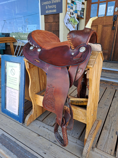 ON TRIAL 16" Blue Ridge Barrel Saddle