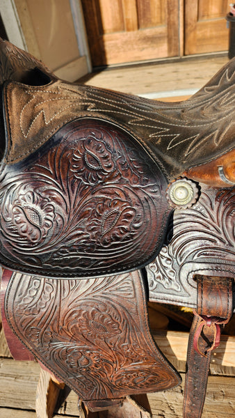 15" Vintage Simco Western Trail Saddle