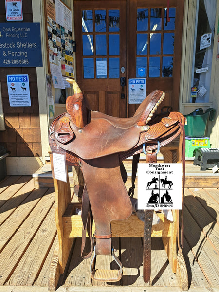 14" About The Horse Barrel Saddle
