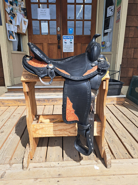 16.5" Allegany Mountain Western All Around Saddle