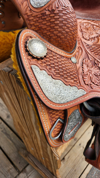 14" Tough 1 Youth Challenger Western Equitation Show Saddle
