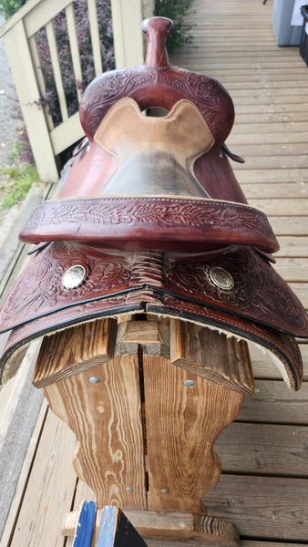 16" Hereford Tex Tan Western Pleasure Trail Saddle