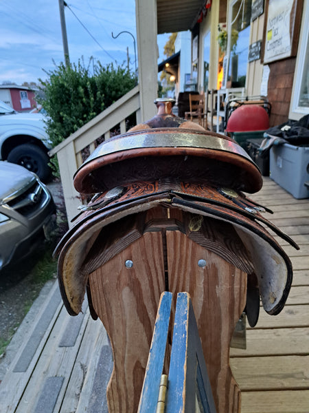 16" Hereford Tex Tan Western Equitation Show Saddle