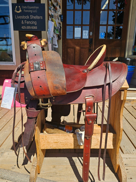 16" Colorado Saddlery Forest Service Special Roper Trail Saddle