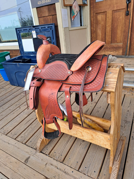 On Trial  12" youth western saddle